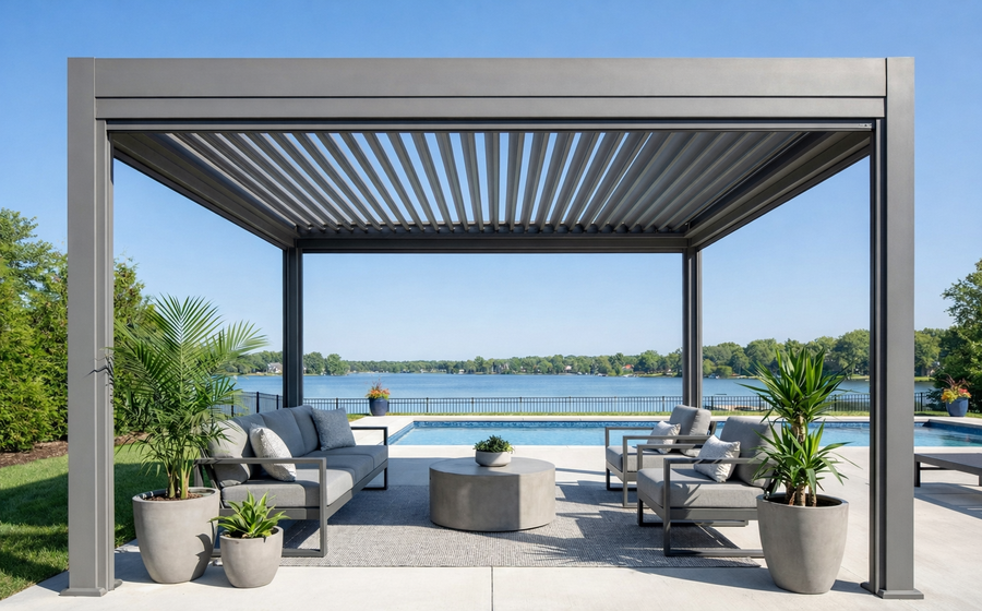 bioclimatic pergola, bioklimatska pergola 560