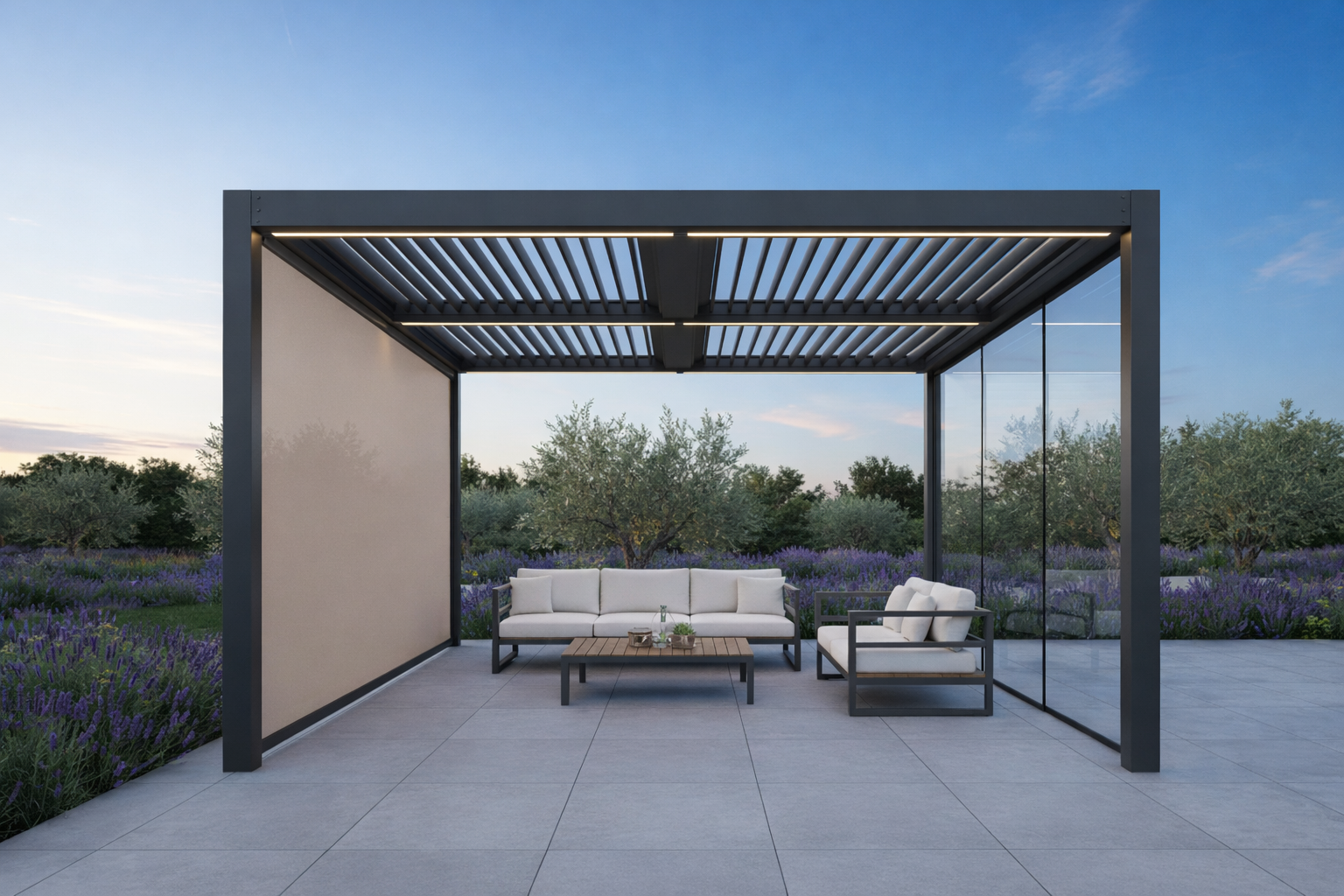 bioklimatska pergola bez zvezdice